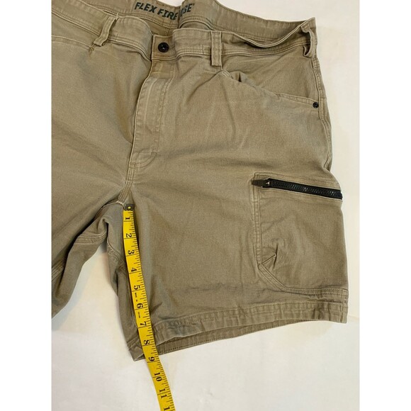 Duluth Trading Flex Fire Hose Shorts Mens 46 Brown Cargo Workwear - Picture 5 of 7